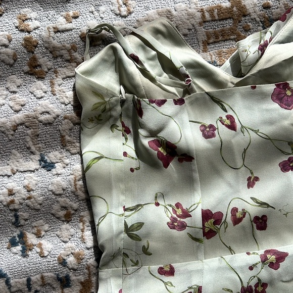 RW&CO Sleeveless Midi Cocktail Dress with Ruffles - Picture 11 of 14